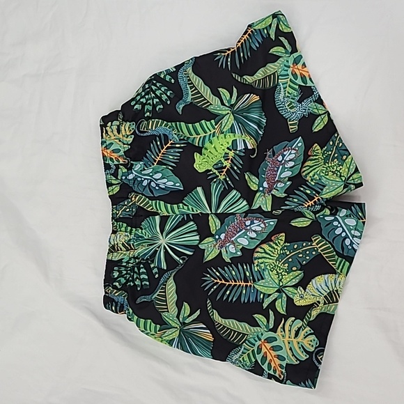3/$21 H&M Kids Swim Trunks Sz 8-10 Cool tropical print! - Picture 5 of 7